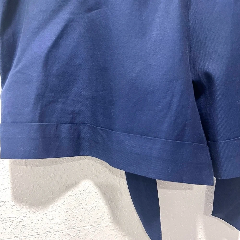 Theory paper bag waist Navy Blue shorts 12‎